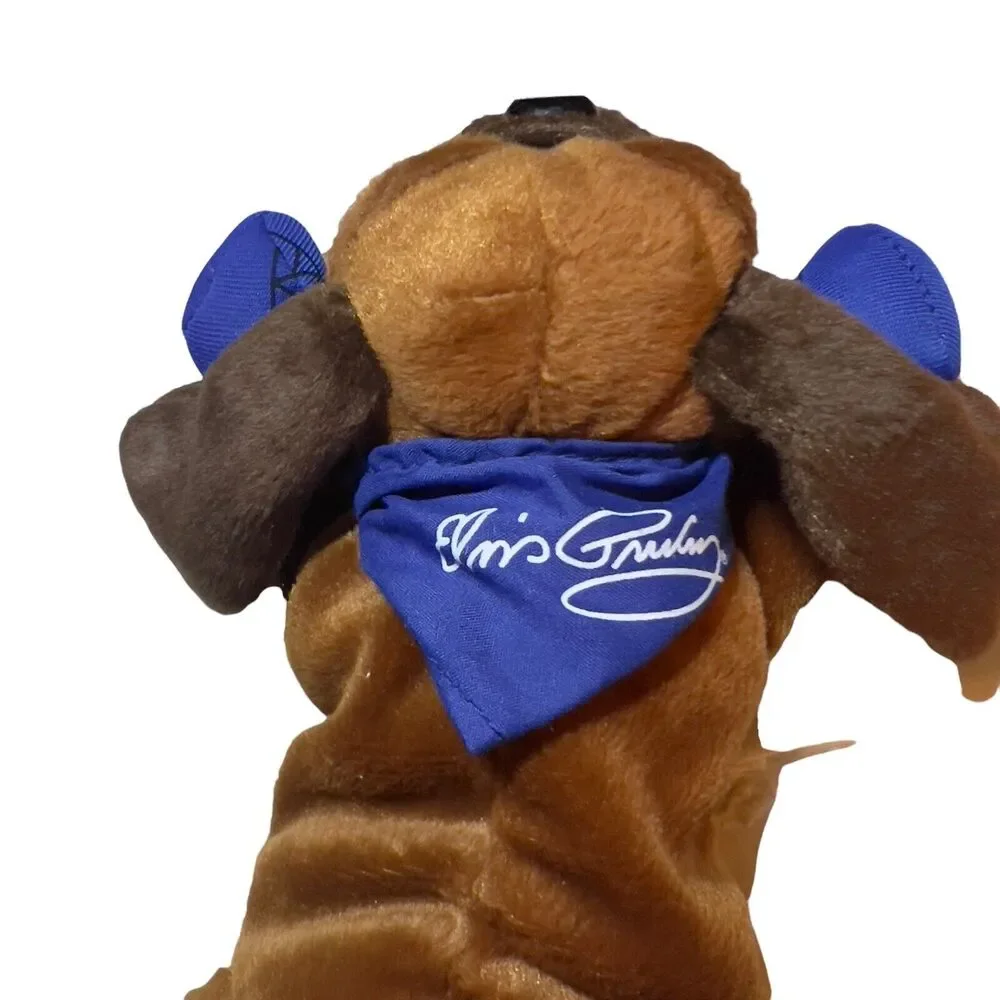VTG 1999 SEALED ELVIS PRESLEY Plush Blue Suede Shoes RARE 9”‎ Beanie Hound Dog